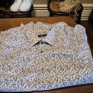 hart schaffner marx Long Sleeve Oxford Shirt  Size Large